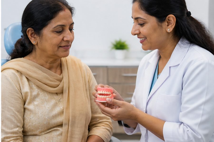 Clinical consultation related to Missing Teeth: Dental Implants, Bridges or Dentures—How to Compare Options