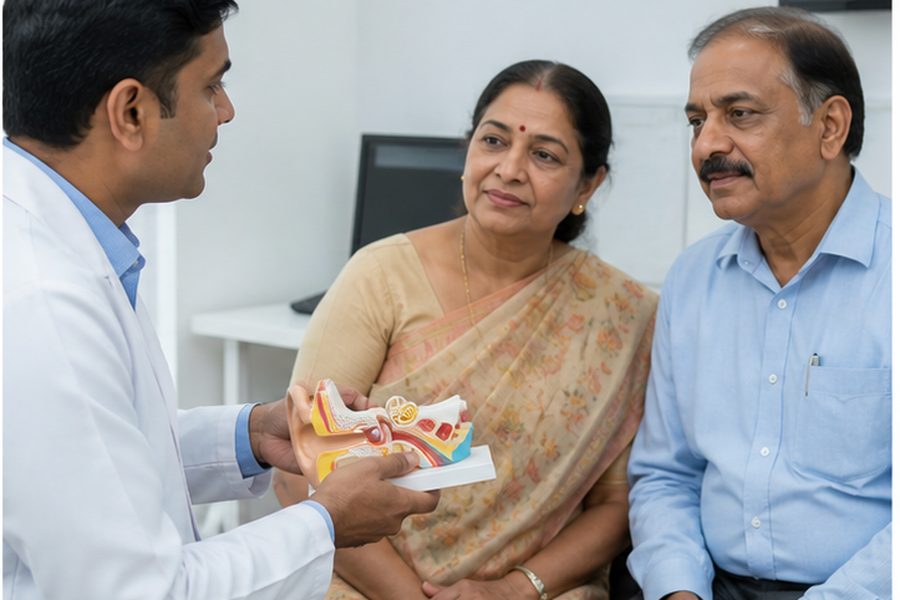 Clinical consultation related to Gradual Hearing Loss: Ear Wax, Hearing Tests and Treatment Options