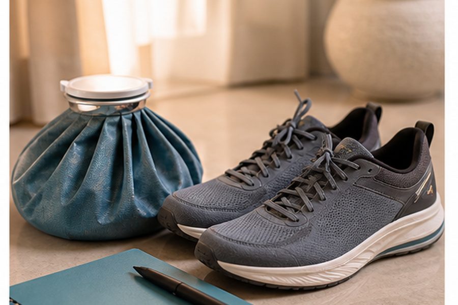 Plain unbranded preparation items related to knee pain while climbing stairs