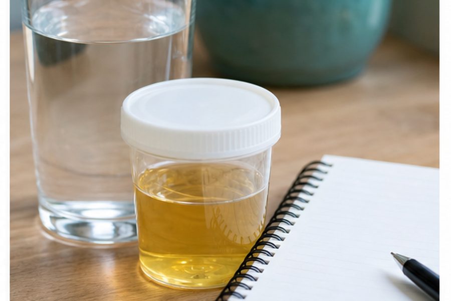 Plain unbranded preparation items related to burning urination with blood in urine