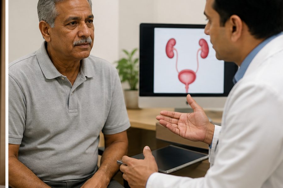 Supporting image for Enlarged Prostate Symptoms: Urine Flow Changes, Tests and Treatment Choices