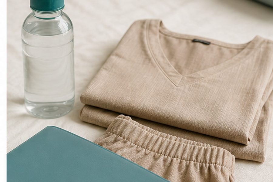 Plain unbranded preparation items related to how to prepare for an ultrasound scan